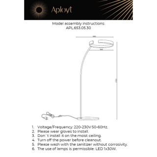 Торшер Aployt APL.653.05.30-foto14