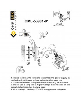 Светильник настенный (Бра)OmniluxOML-53901-01-foto3