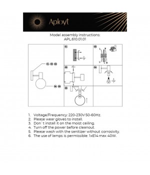 Светильник настенный (Бра)AploytAPL.610.01.01-foto14