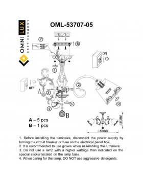Люстра потолочнаяOmniluxOML-53707-05-foto3