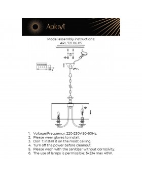 Светильник подвеснойAploytAPL.721.06.05-foto20