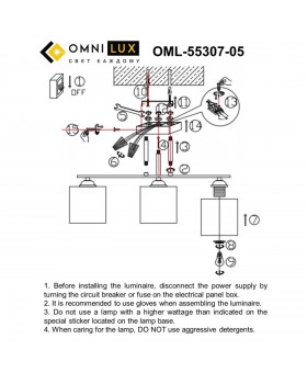 Люстра потолочнаяOmniluxOML-55317-05-foto5