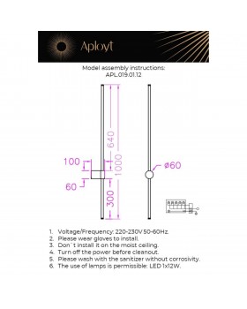Светильник настенный (Бра)AploytAPL.019.01.12-foto15