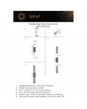 Светильник настенный (Бра)AploytAPL.307.51.02-foto12
