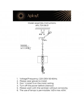 Светильник подвеснойAploytAPL.724.06.01-foto20