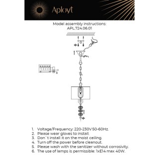 Светильник подвеснойAploytAPL.724.06.01-foto20