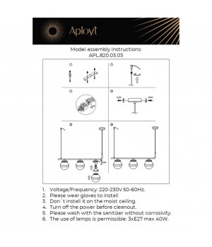 Люстра подвеснаяAploytAPL.820.03.03-foto16