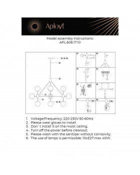 Люстра потолочнаяAploytAPL.606.17.10-foto21