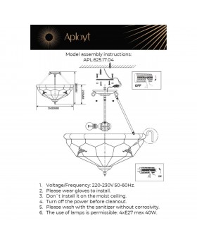 Люстра потолочнаяAploytAPL.625.17.04-foto12