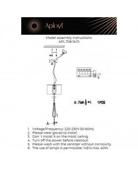 Светильник подвеснойAploytAPL.708.16.01-foto3