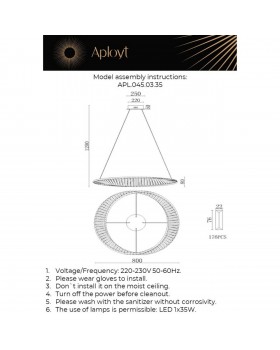 Люстра подвеснаяAploytAPL.045.03.35-foto16