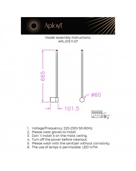 Светильник настенный (Бра)AploytAPL.019.11.07-foto14