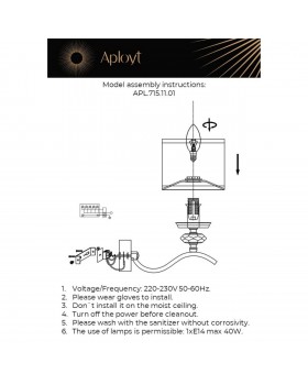 Светильник настенный (Бра)AploytAPL.715.11.01-foto13
