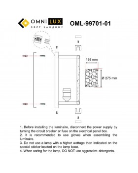 Светильник настенный (Бра)OmniluxOML-99701-01-foto9