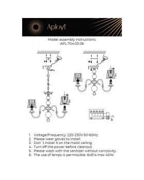 Люстра подвеснаяAploytAPL.704.03.06-foto19