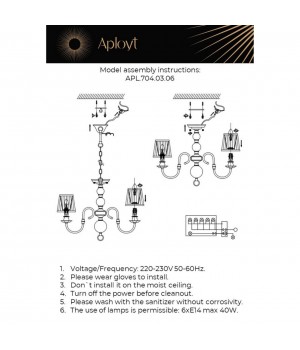Люстра подвеснаяAploytAPL.704.03.06-foto19