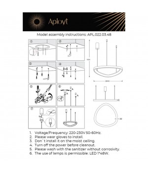 Люстра подвеснаяAploytAPL.022.03.48-foto15