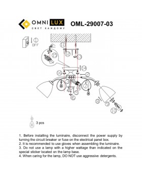 Люстра потолочнаяOmniluxOML-29007-03-foto8