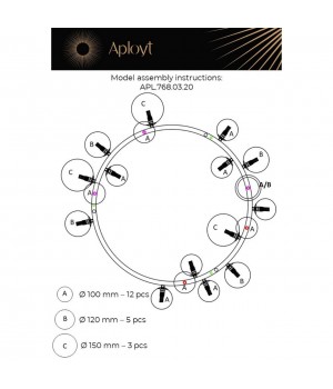 Люстра подвеснаяAploytAPL.768.03.20-foto17
