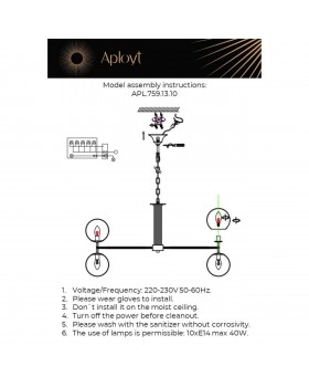 Люстра подвесная Aployt APL.759.13.10-foto22