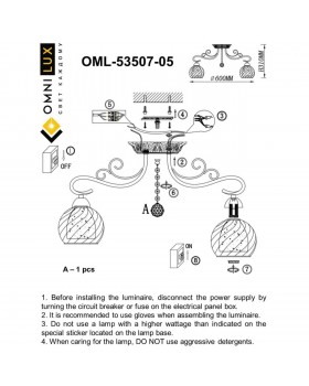Люстра потолочнаяOmniluxOML-53507-05-foto3