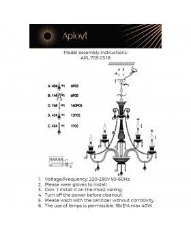 Люстра подвеснаяAploytAPL.709.03.18-foto21