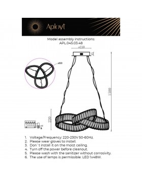 Люстра подвеснаяAploytAPL.045.03.48-foto2
