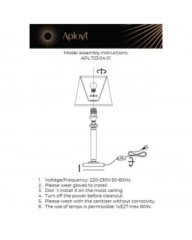 Настольная лампаAploytAPL.723.04.01-foto18