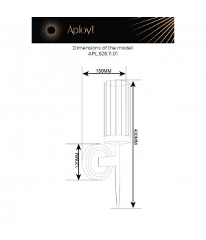 Светильник настенный (Бра)AploytAPL.626.11.01-foto16