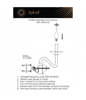 Светильник настенный (Бра)AploytAPL.730.01.01-foto14