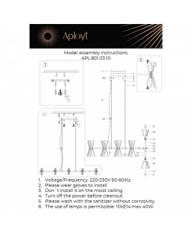 Люстра подвеснаяAploytAPL.801.03.10-foto20