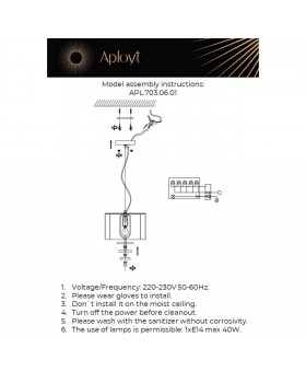 Светильник подвеснойAploytAPL.703.06.01-foto12