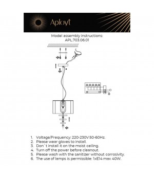 Светильник подвеснойAploytAPL.703.06.01-foto12