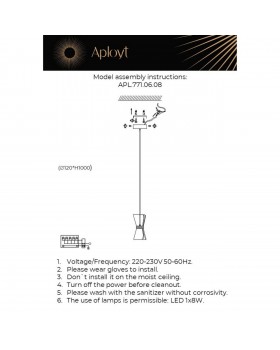 Светильник подвесной Aployt APL.771.06.08-foto2