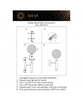 Светильник настенный (Бра)AploytAPL.766.01.01-foto13