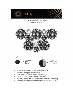 Светильник настенный (Бра)AploytAPL.829.01.02-foto12