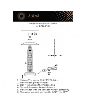 Настольная лампаAploytAPL.736.04.01-foto14
