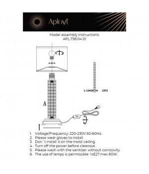 Настольная лампаAploytAPL.736.04.01-foto14