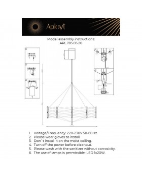 Люстра подвесная Aployt APL.785.03.20-foto3