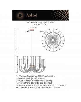 Люстра потолочная Aployt APL.852.07.80-foto2