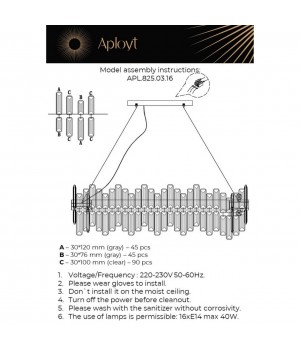 Люстра подвеснаяAploytAPL.825.03.16-foto21