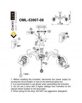 Люстра потолочнаяOmniluxOML-53907-08-foto3