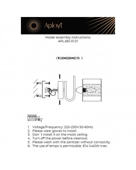 Светильник настенный (Бра) Aployt APL.661.01.01-foto2