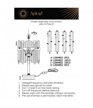 Настольная лампаAploytAPL.747.04.01-foto3