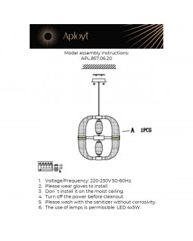 Светильник подвесной Aployt APL.857.06.20-foto2