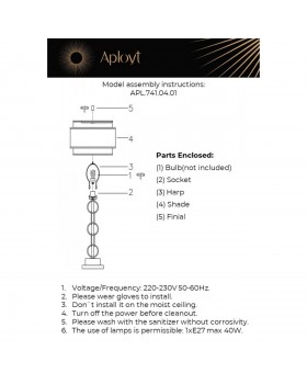 Настольная лампаAploytAPL.741.04.01-foto17