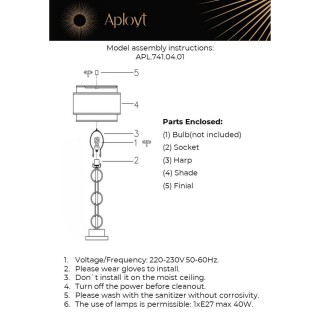 Настольная лампаAploytAPL.741.04.01-foto17