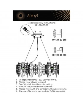 Люстра подвеснаяAploytAPL.826.03.08-foto14