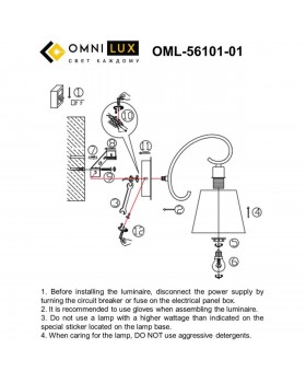 Светильник настенный (Бра)OmniluxOML-56101-01-foto6