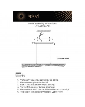 Люстра подвесная Aployt APL.660.03.48-foto2